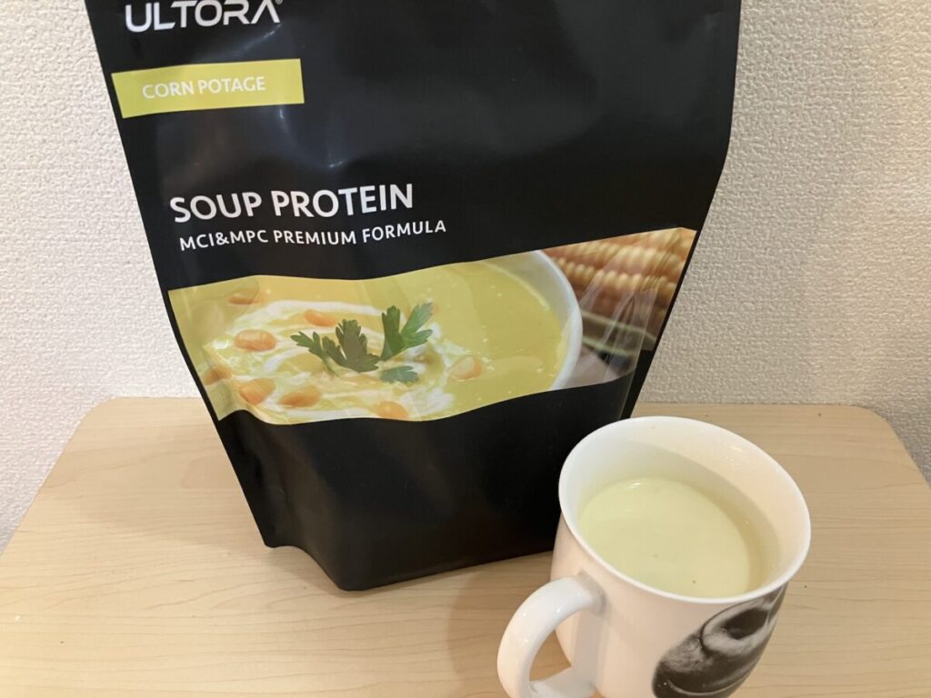 ULTORAコーンポタージュのプロティンの写真画像