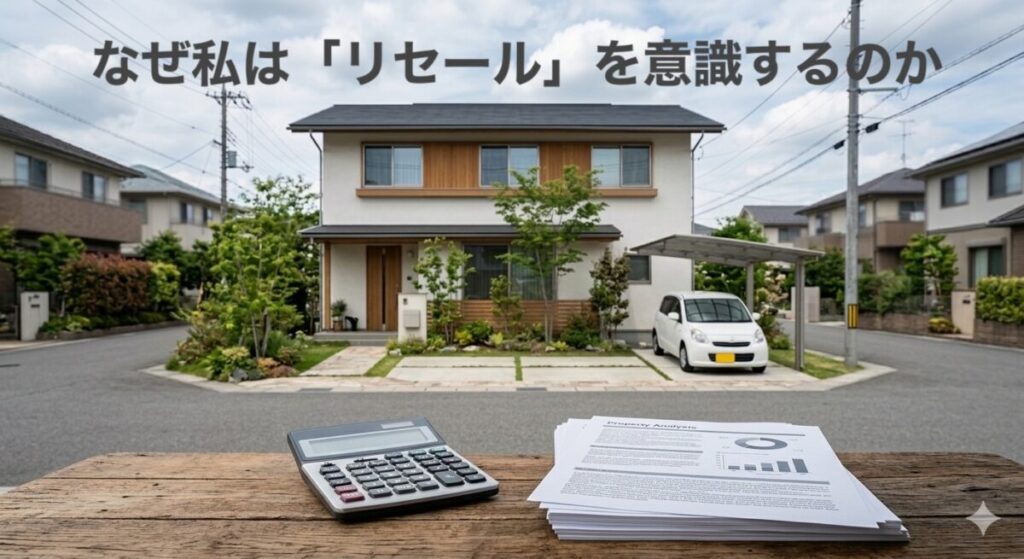 なぜリセールを意識するのかを考える画像