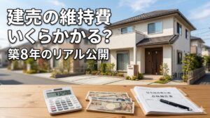 建売の維持費の実例を紹介する画像