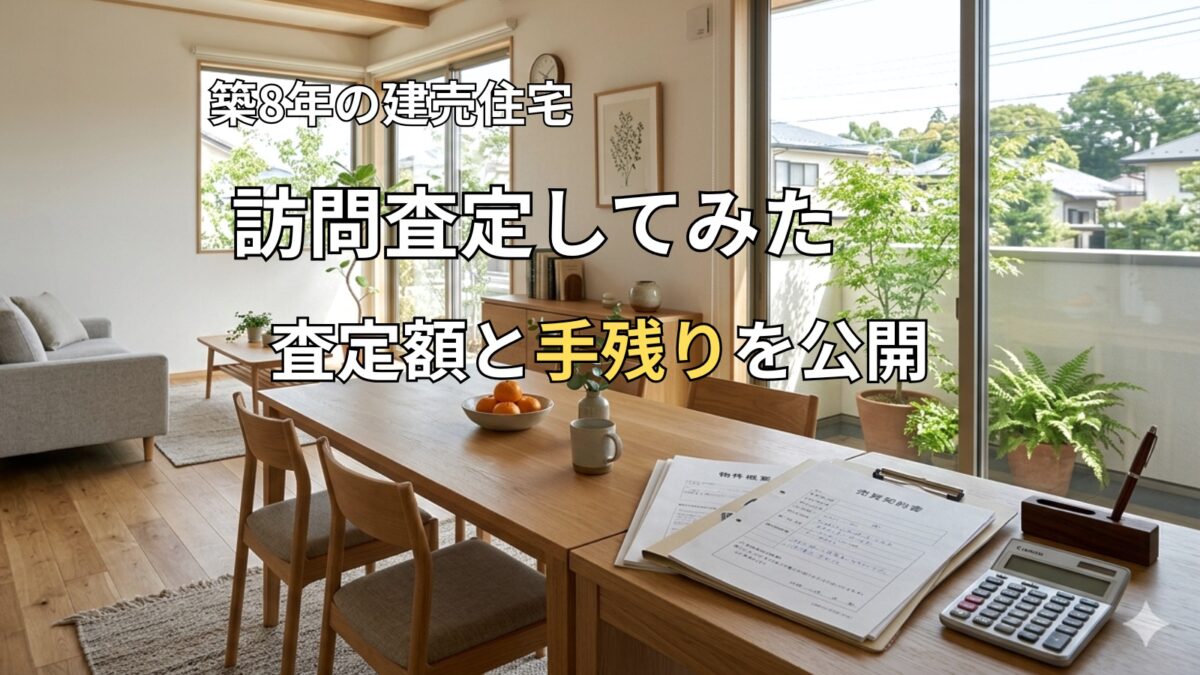 建売住宅の訪問査定の実体験